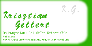 krisztian gellert business card